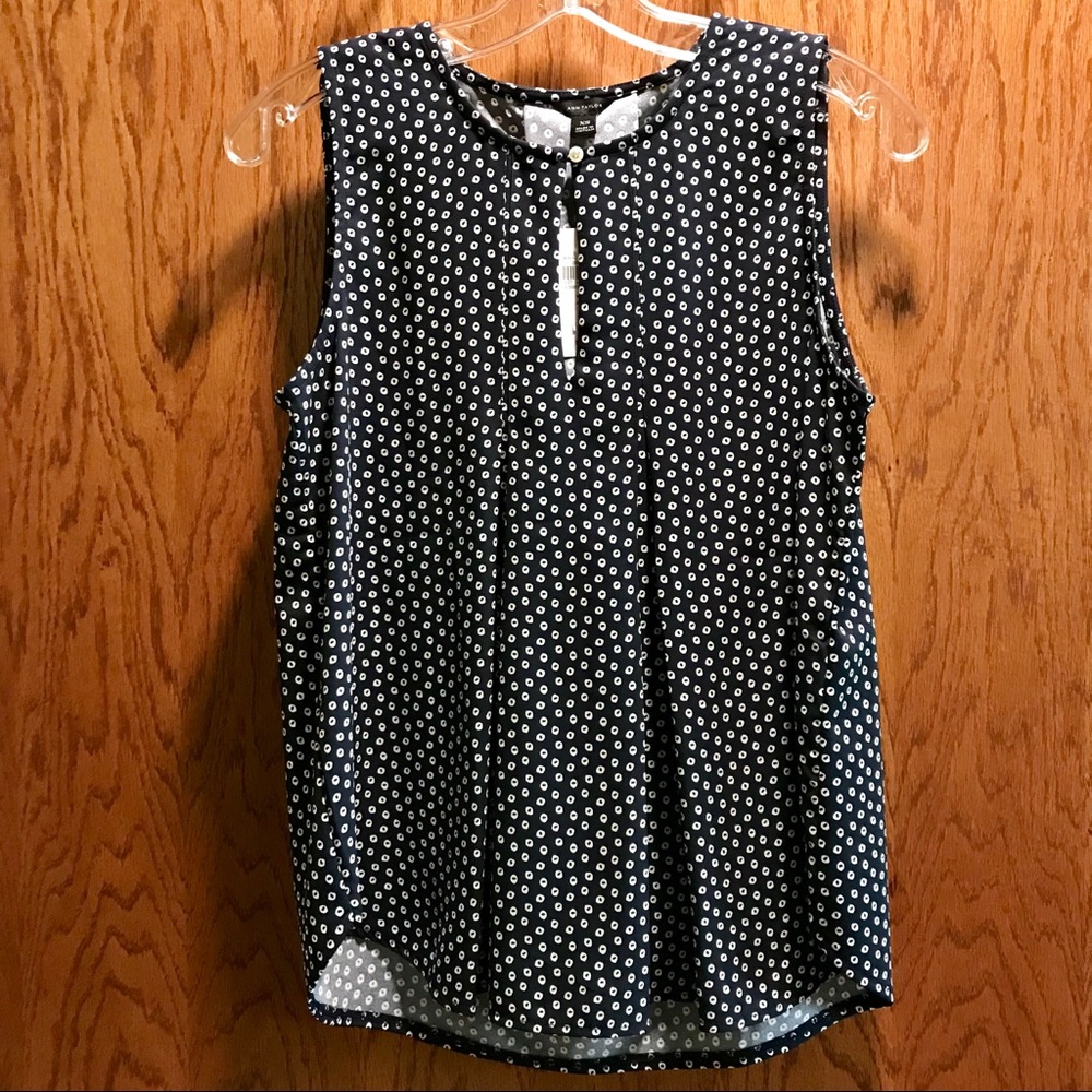 Polka dot blouse NWT